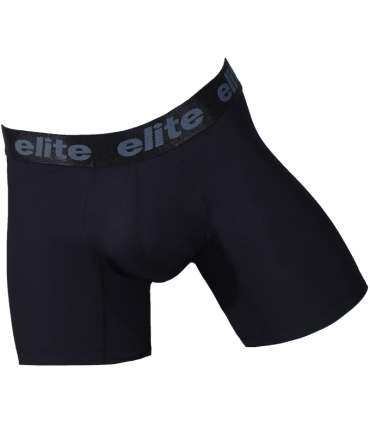 707 Boxer Medio-Largo Microfibra Negro