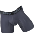707 Boxer Medio-Largo Microfibra Gris Oscuro