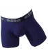 708 Boxer Medio-Largo Algodón Peinado Azul Oscuro