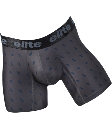 713 Boxer Medio-Largo Microfibra MiniPrint Lobos