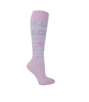 496F-1 Medias Deportivas Caña Larga Con Compresión | Talla: 9-11