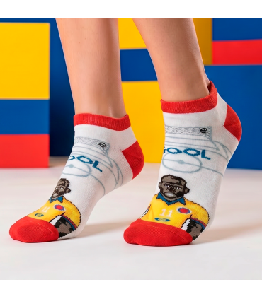 877 Caja Selección Colombia Paq. x 3 unids. Medias Talonera | Talla: 10-12