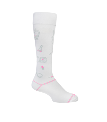 496F-5 Medias Deportivas Caña Larga Con Compresión | Talla: 9-11